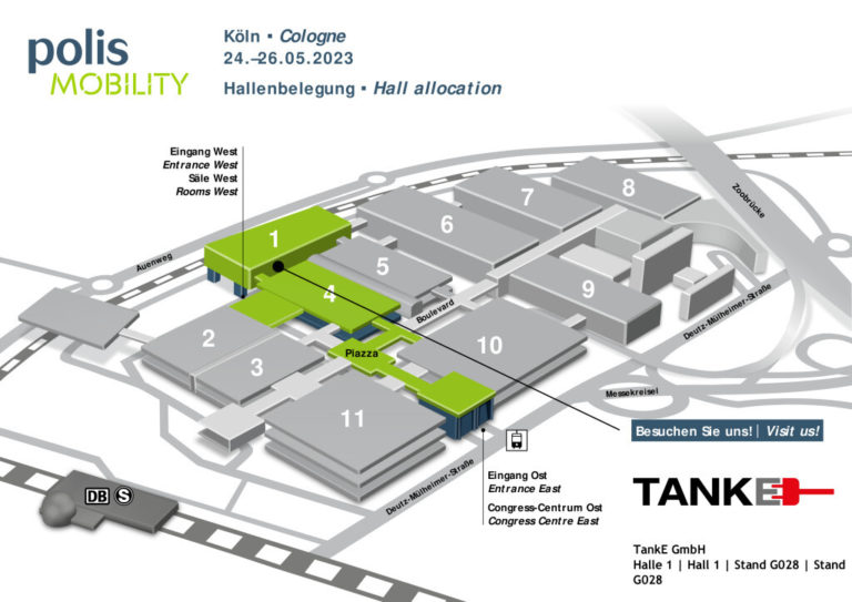 Hallenplan TankE polisMOBILITY 2023