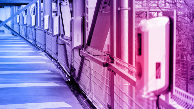 Foto Ladestationen im Parkhaus Koelnmesse P22