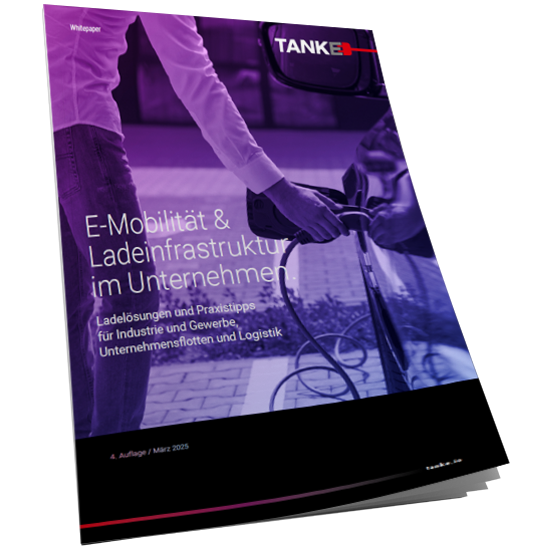 Cover des Whitepapers E-Mobilität im Unternehmen